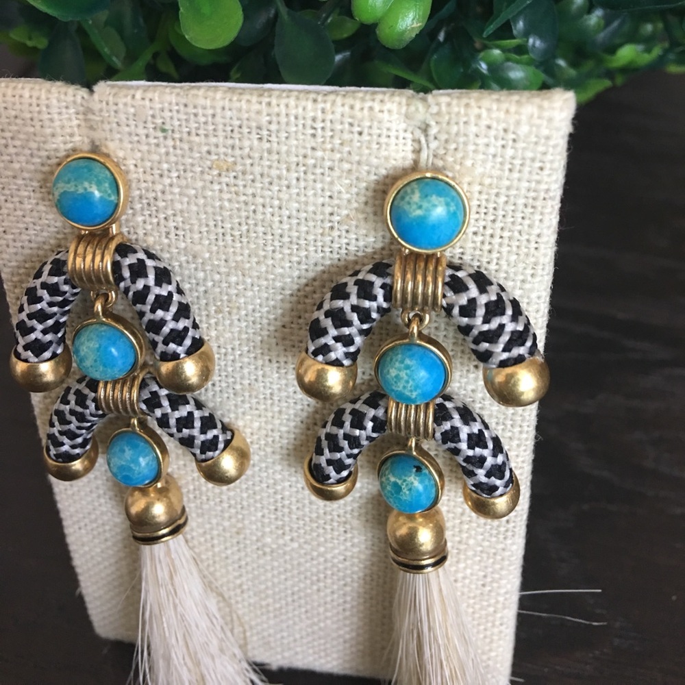 Stella & Dot Tassel Earrings
